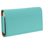 4.75" x 3.1" Teal Leatherette  Pill Box