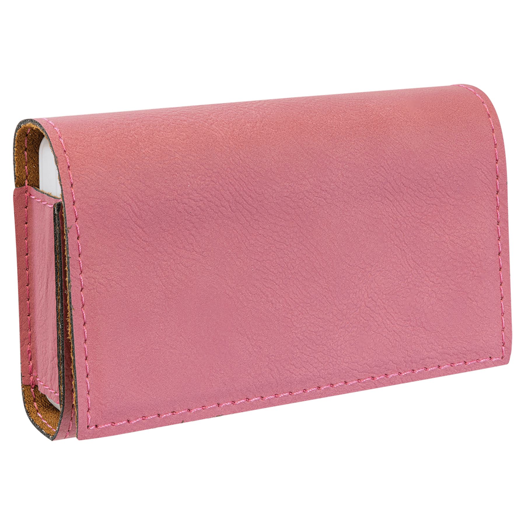 4.75" x 3.1" Pink Leatherette  Pill Box