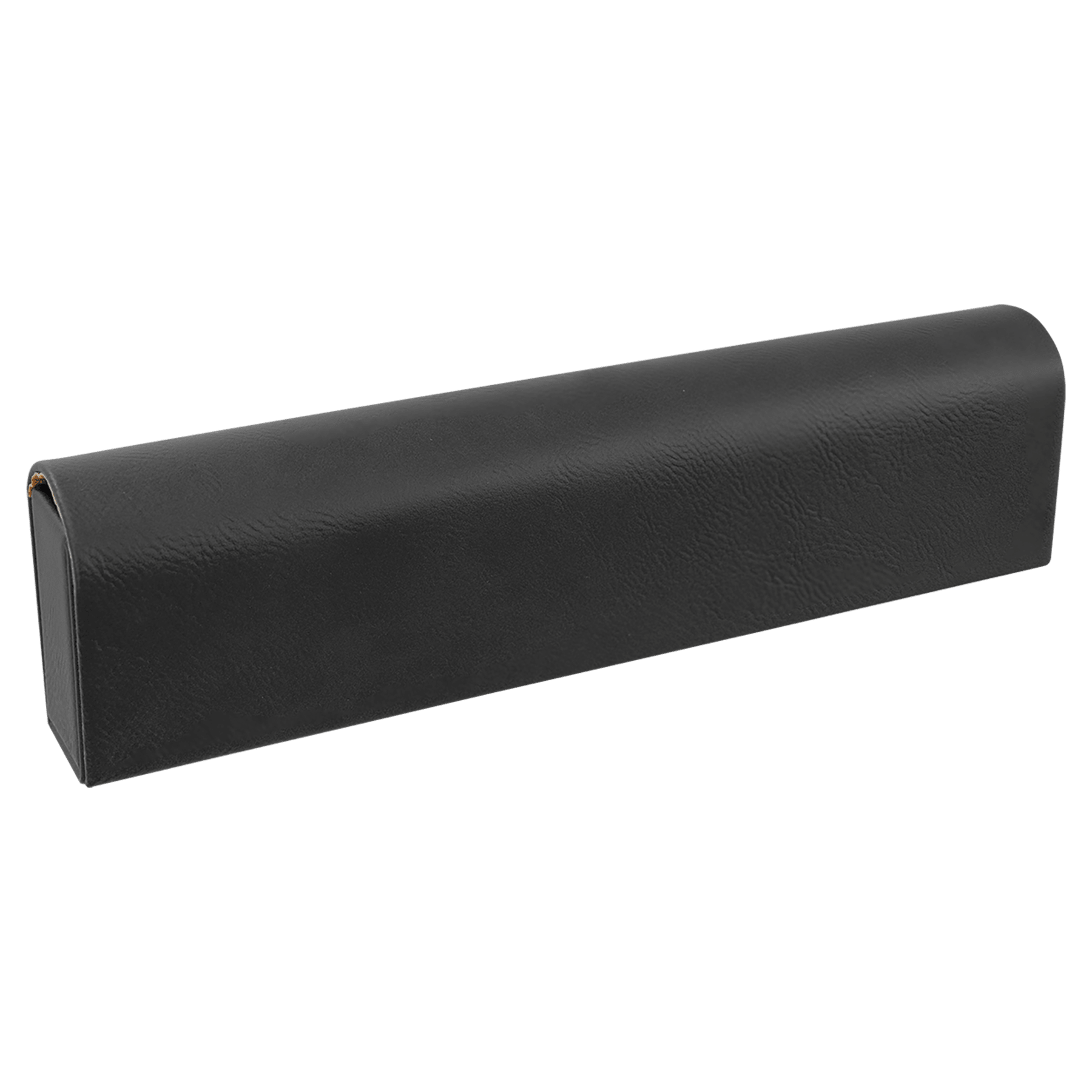 9.75" x 2.5" Black/Silver Leatherette Pill Box