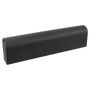 9.75" x 2.5" Black/Silver Leatherette Pill Box