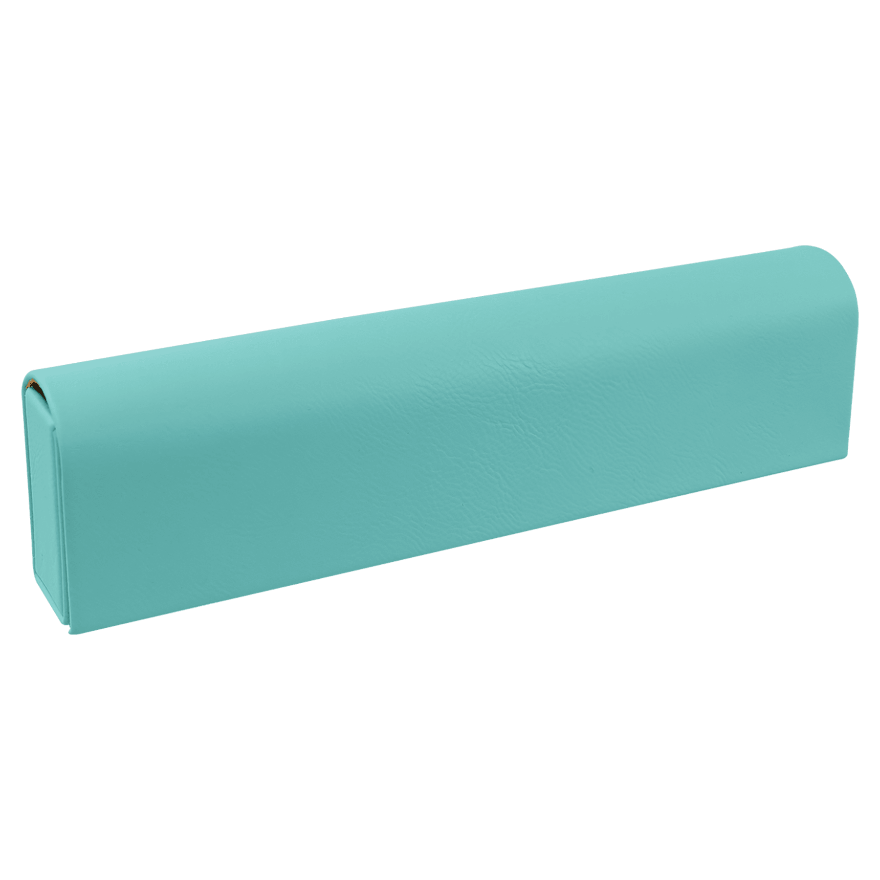 9.75" x 2.5" Teal Leatherette Pill Box