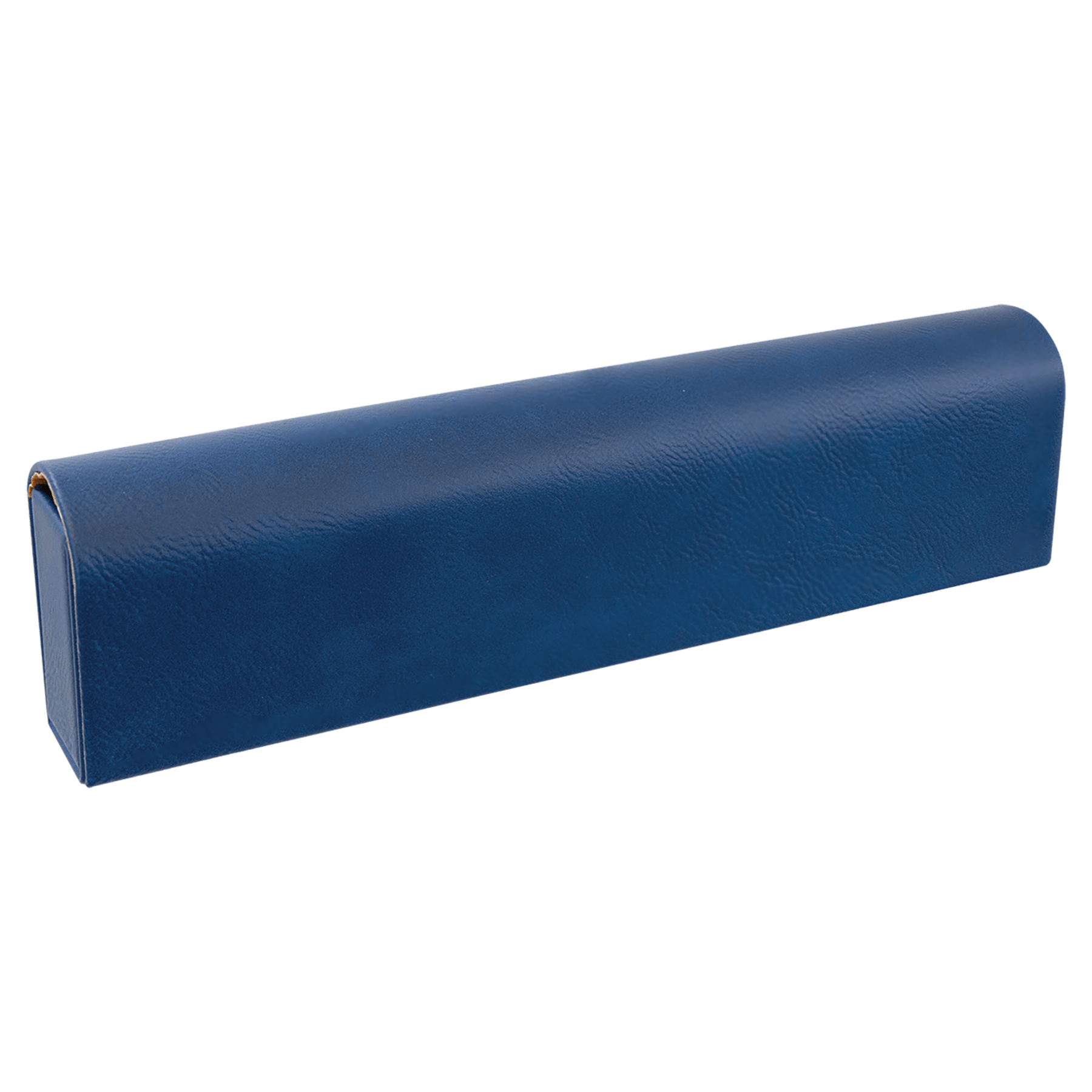 9.75" x 2.5" Blue/Silver Leatherette Pill Box