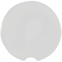 2.5" Gloss White Ceramic Car Coaster