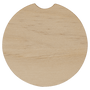 2.5" Round Sublimatable Wood Car Coaster