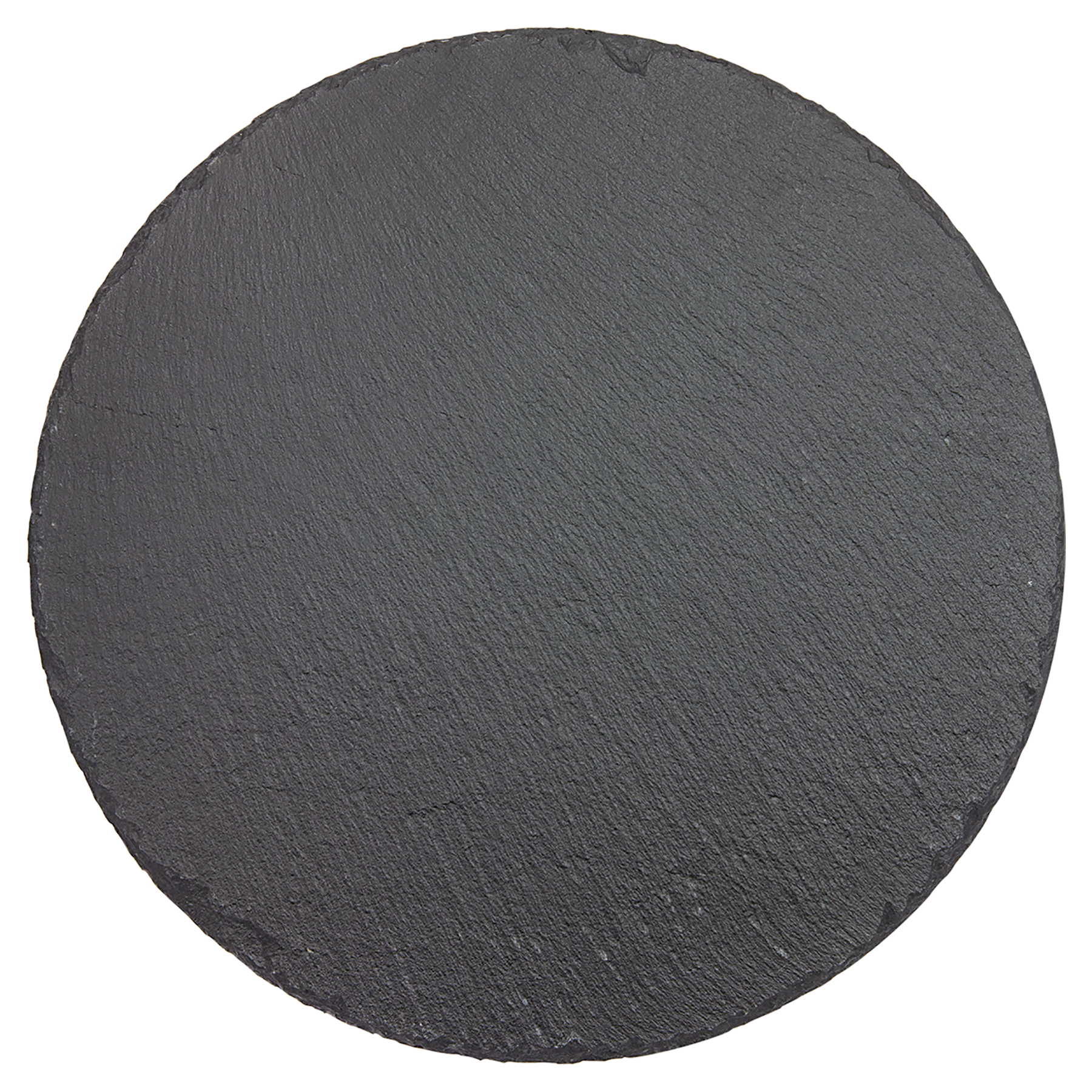 9.75" Round Slate Decor with Foam Pads