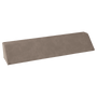 10.5" Gray Leatherette Desk Wedge