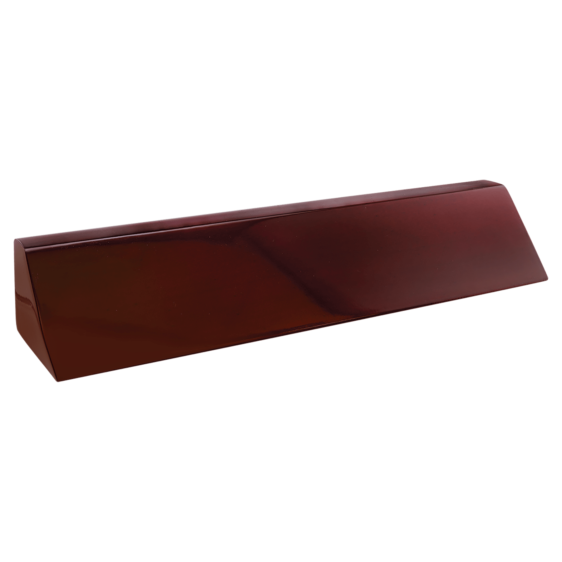 10.5" Rosewood Piano Finish Desk Wedge