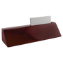 8.5" Rosewood Piano Finish Desk Wedge w/Card Holder