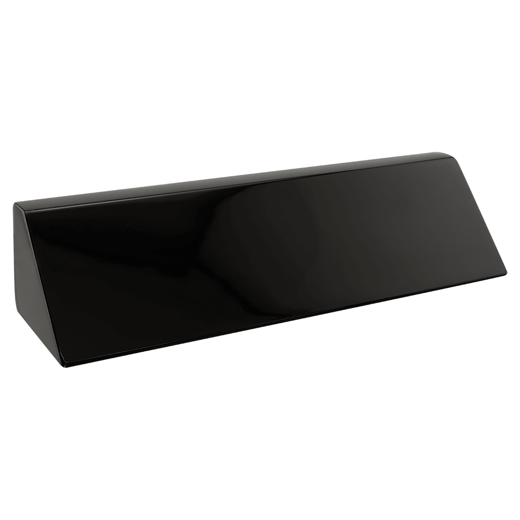 8.5" Black Piano Finish Desk Wedge