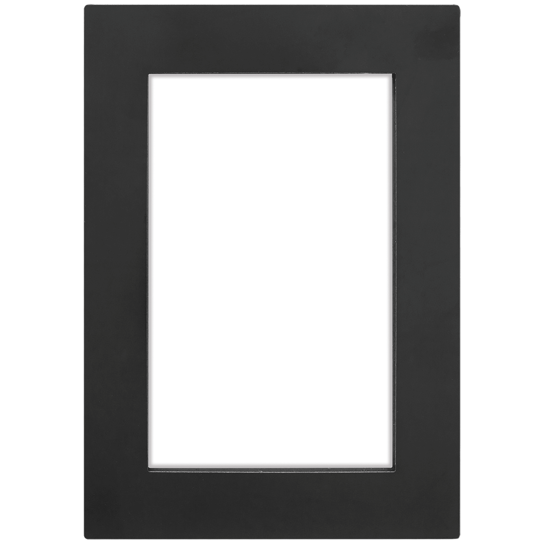 4" x 6" Black Aluminum Photo Frame