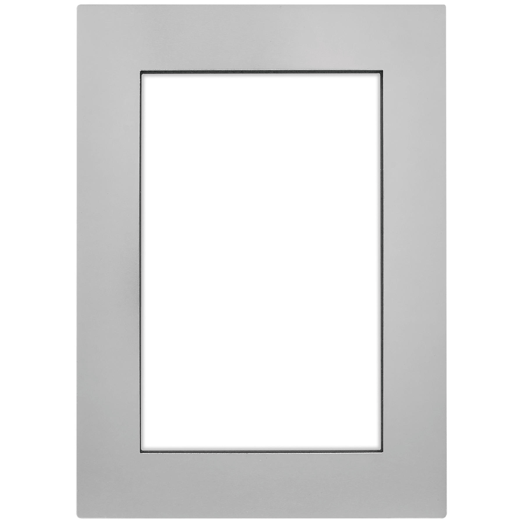 4" x 6" Gray Aluminum Photo Frame