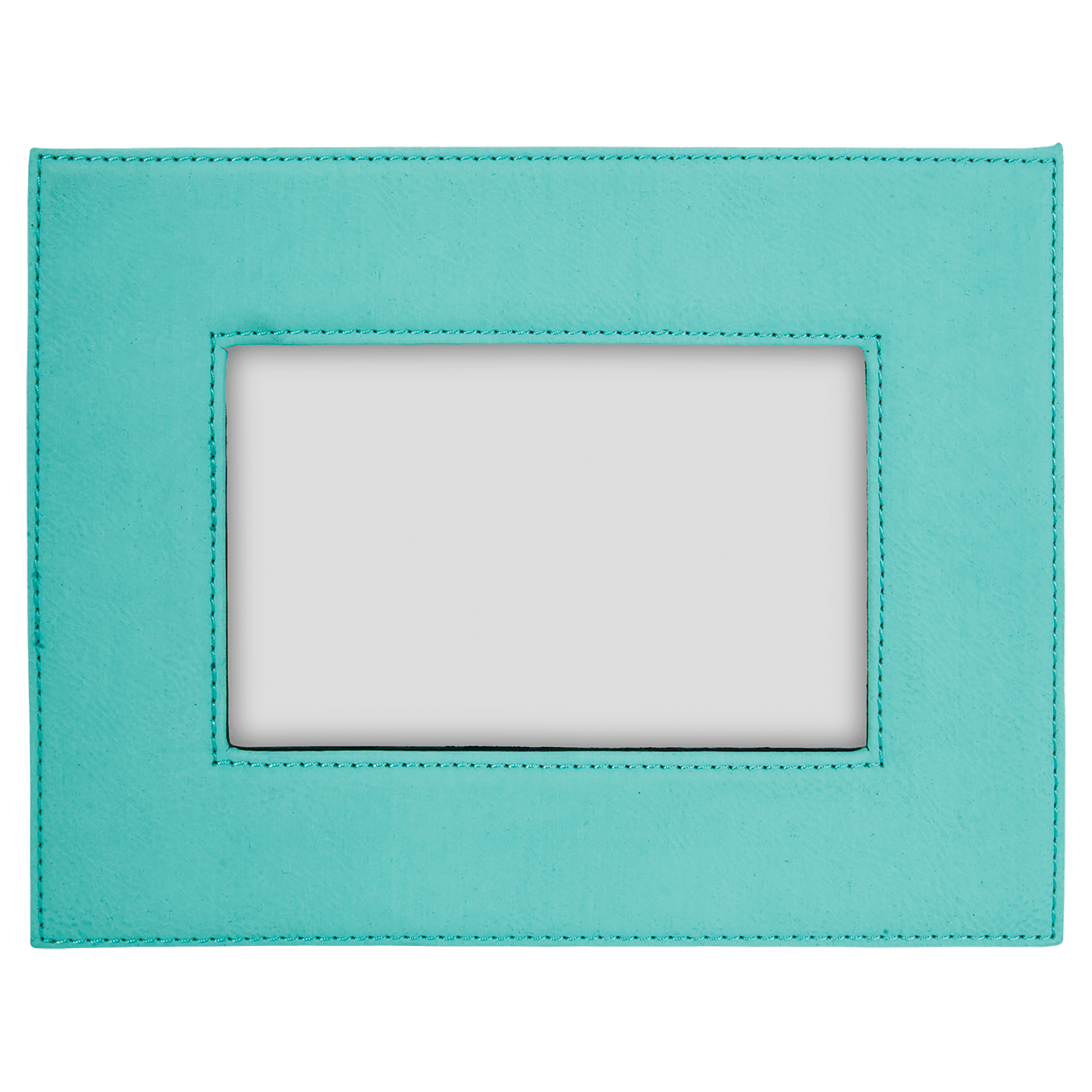 4" x 6" Teal Leatherette Photo Frame