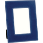 4" x 6" Blue/Silver Leatherette Photo Frame
