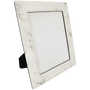 8" x 10" White Marble Leatherette Photo Frame