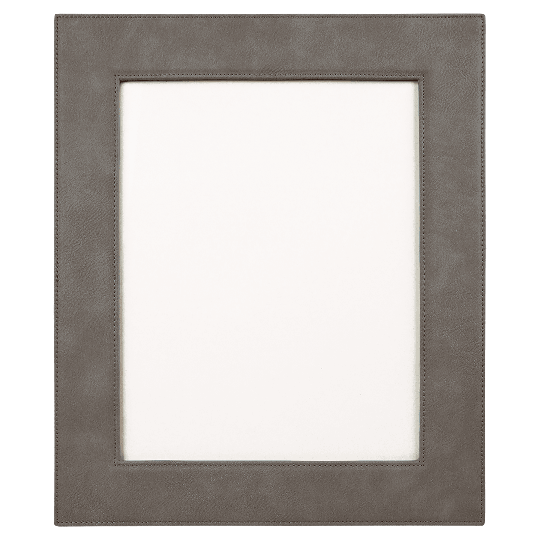 8" x 10" Gray Leatherette Photo Frame