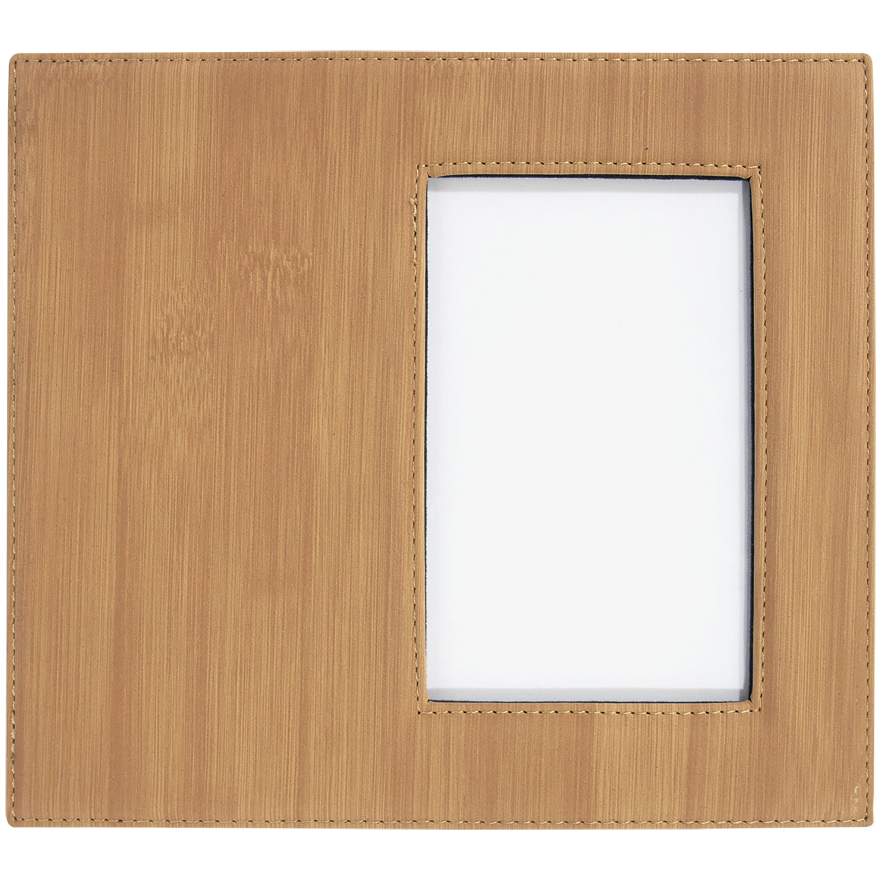 Leatherette Photo Frame w/Eng Area - FRM05