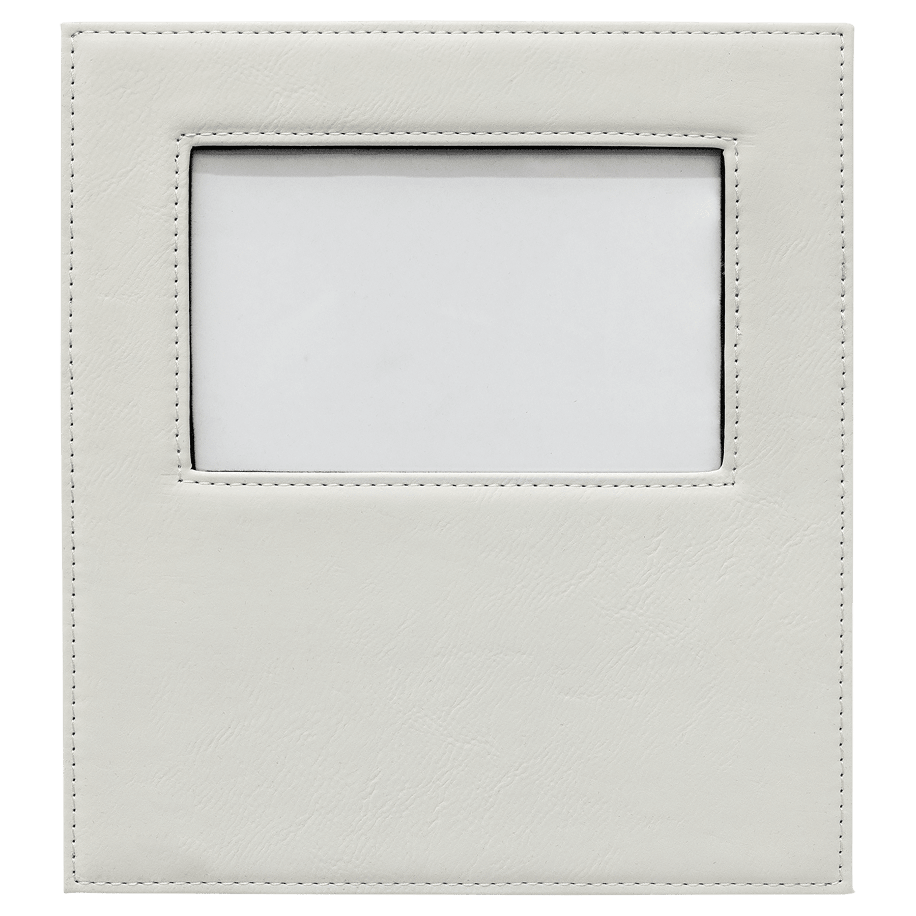 Leatherette Photo Frame w/Eng Area - FRM05