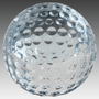 2.4" Crystal Golf Ball Paperweight