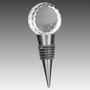 4" Crystal Golf Ball Wine Stopper