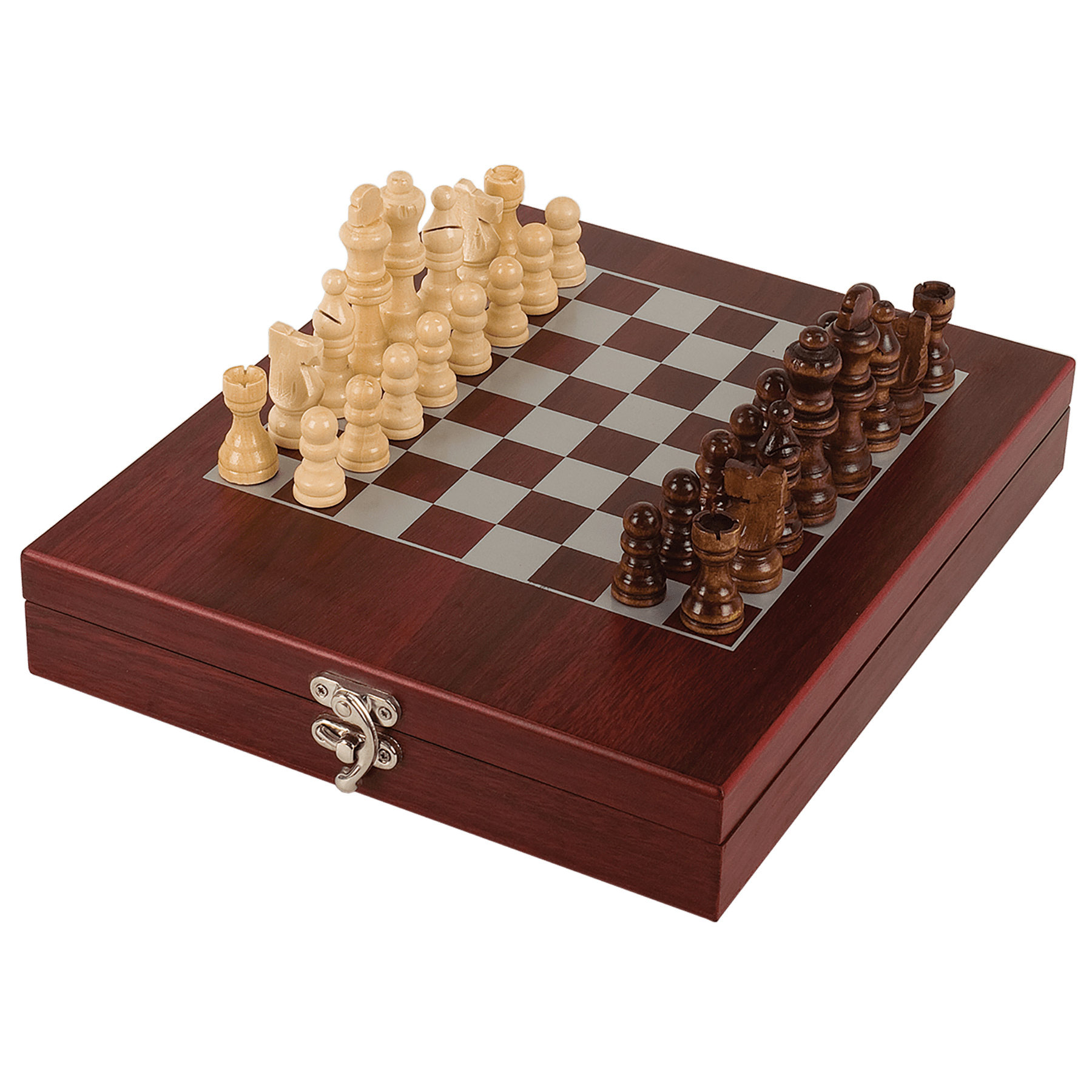 Rosewood Finish Chess Set
