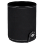 Black/Silver Leatherette Dice Cup with 5 Dice