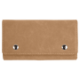 Light Brown Leatherette Card & Dice Set
