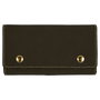 Black/Gold Leatherette Card & Dice Set