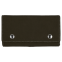 Black/Silver Leatherette Card & Dice Set