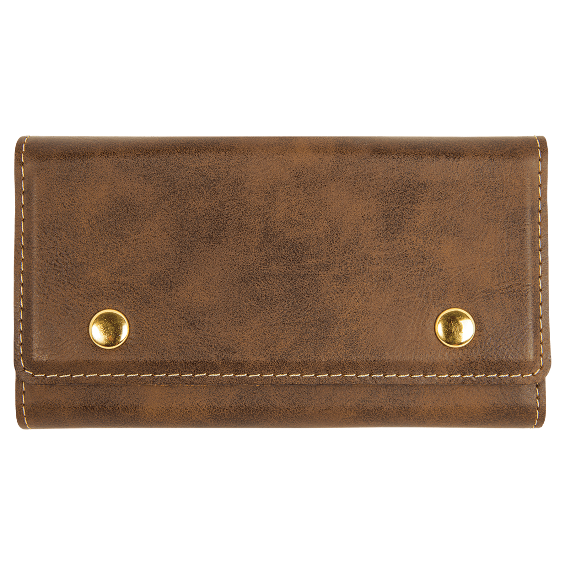 Rustic/Gold Leatherette Card & Dice Set