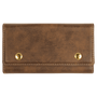 Rustic/Gold Leatherette Card & Dice Set