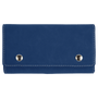 Blue/Silver Leatherette Card & Dice Set