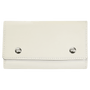 White Leatherette Card & Dice Set