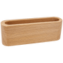 4.5" Beech Wood Business Card Holder