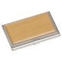 3.75" x 2.5" Metal/Wood Business Card Holder