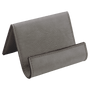 3.5" x 2.5" Gray Leatherette Holder Easel