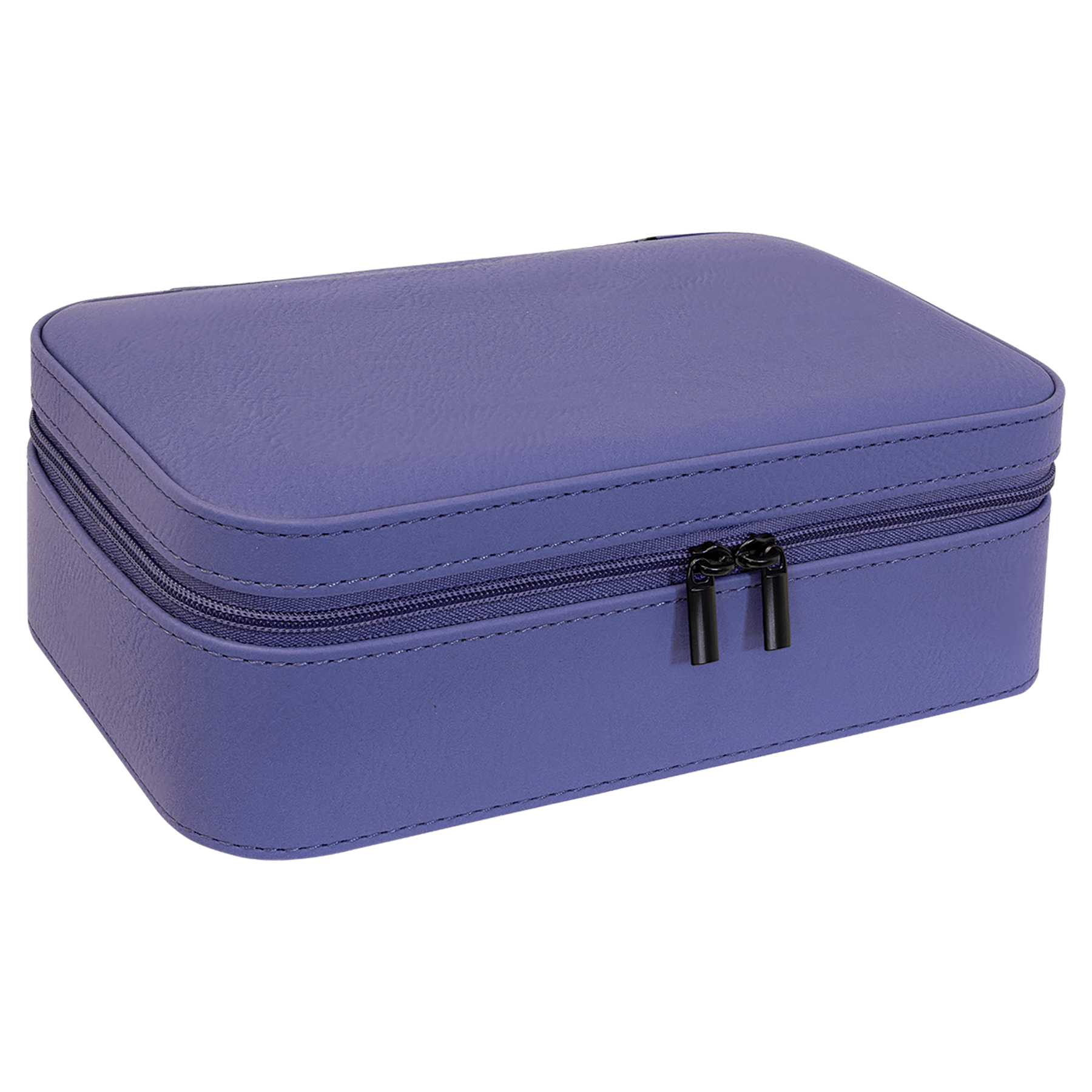 7.5" X 4.5" Purple Leatherette Jewelry Box