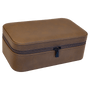 7.5" X 4.5" Dark Brown Leatherette Jewelry Box