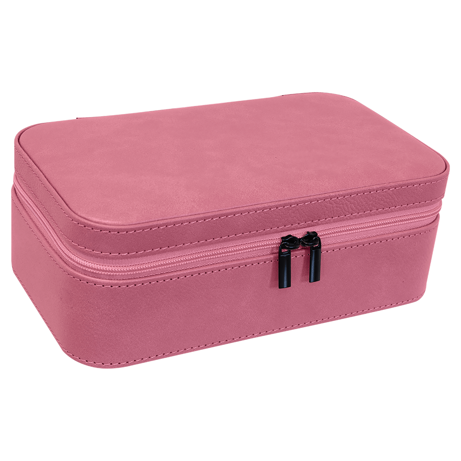 7.5" X 4.5" Pink Leatherette Jewelry Box