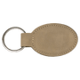 Leatherette Oval Keychain - KCL01