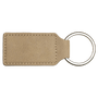 Leatherette Rectangle Keychain - KCL08