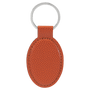 Leatherette Oval Keychain - KCL01