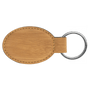 Leatherette Oval Keychain - KCL01