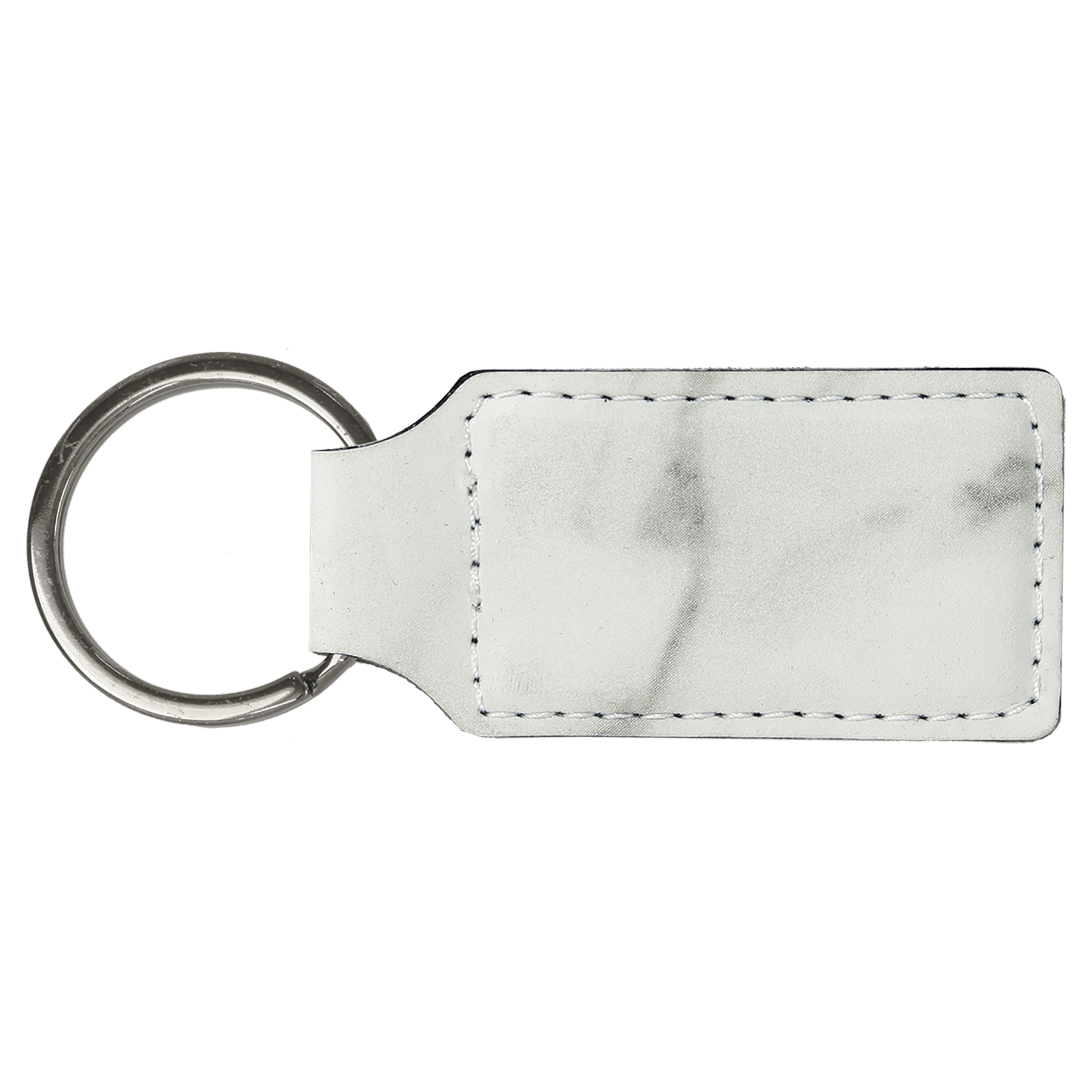 Leatherette Rectangle Keychain - KCL08
