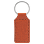 Leatherette Rectangle Keychain - KCL08