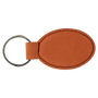 Leatherette Oval Keychain - KCL01