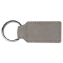 Leatherette Rectangle Keychain - KCL08