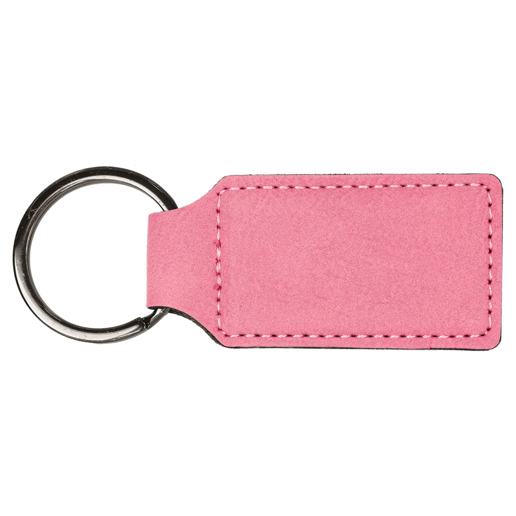 Leatherette Rectangle Keychain - KCL08