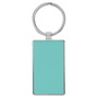 Leatherette/Metal Rectangle Keychain - KCL09