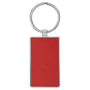 Leatherette/Metal Rectangle Keychain - KCL09