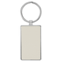 Leatherette/Metal Rectangle Keychain - KCL09